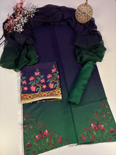 Premium Tie & Dye Digital Printed Silk ( D-3 )