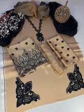 Premium Tie & Dye Digital Printed Silk ( D-6 )