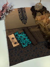 Premium Tie & Dye Digital Printed Silk ( D-4 )