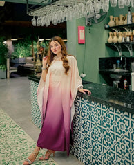 Premium Tie & Dye Digital Printed Silk ( D-17 )( Rabeeca Khan )