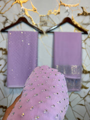 Twiligh Sparkle ( Unstiched 3PC Dress ) lilac