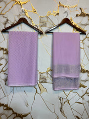 Twiligh Sparkle ( Unstiched 3PC Dress ) lilac