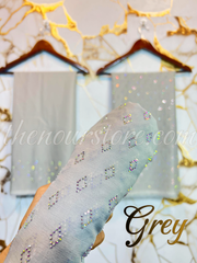 Turkish Crystal ( Unstiched 3PC Dress ) Steel Grey