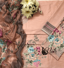 Premium Swiss Lawn 2025- Hania Amir-( Co-ord-set )