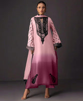 Premium Tie & Dye Digital Printed Silk ( D-7 )