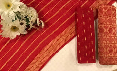 Jaquard Bindhi - Red