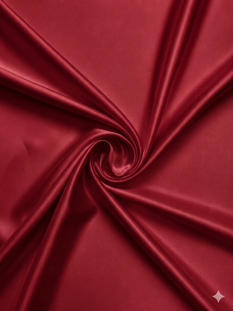 Premium Plain Silk ( 2 pieces - red wine )