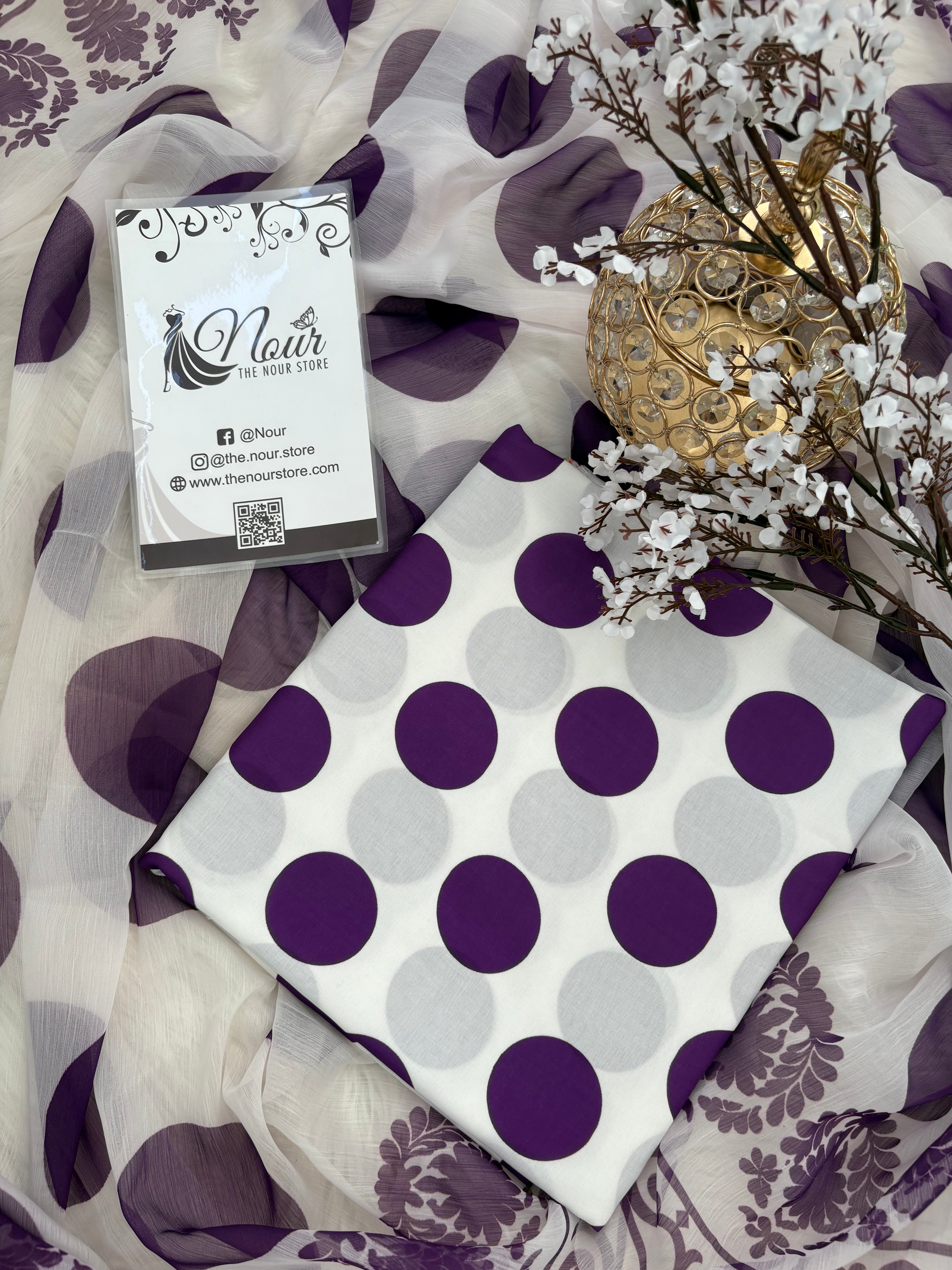 Swiss Lawn Polka Dots