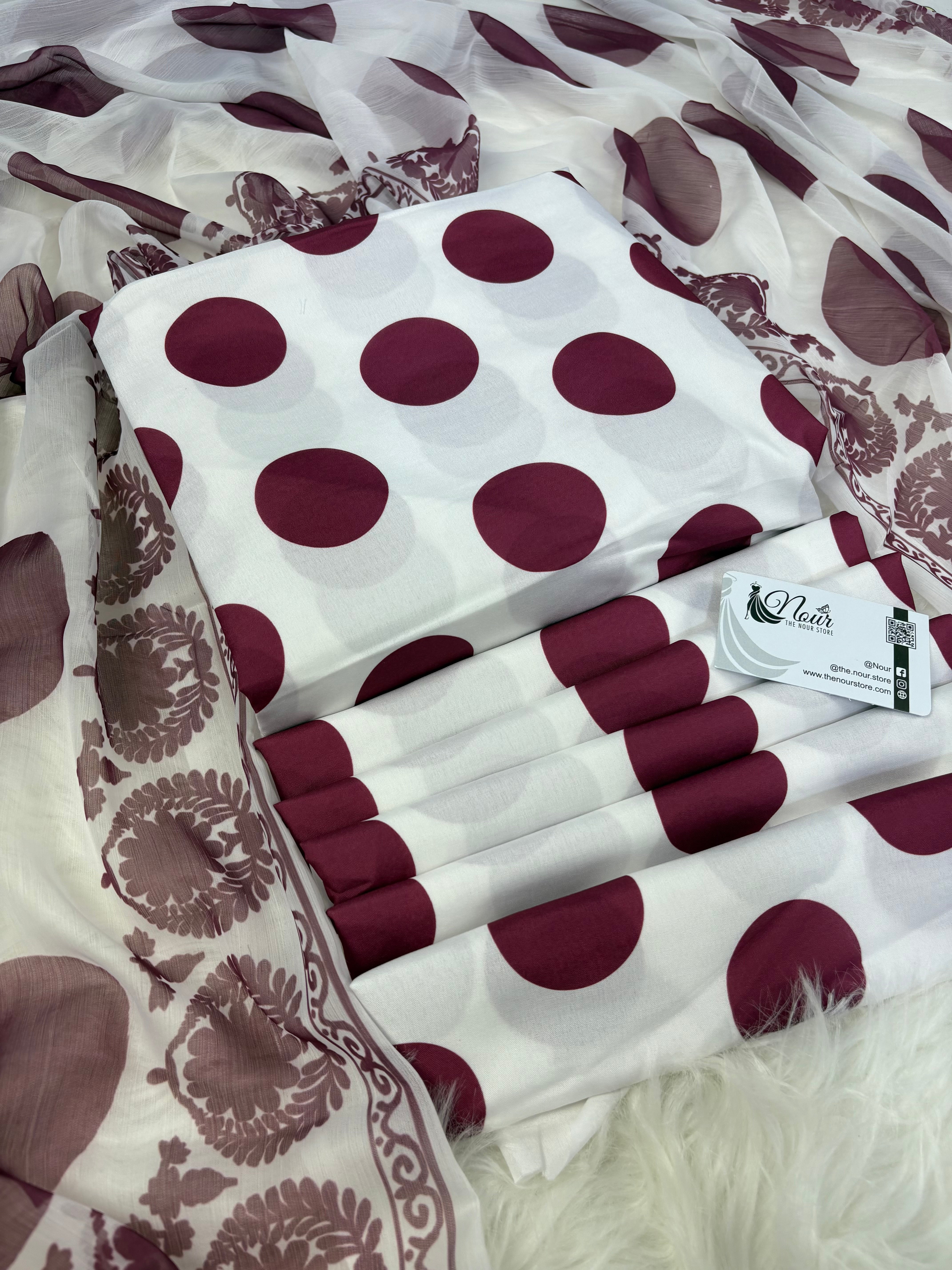 Swiss Lawn Polka Dots