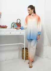 Premium Tie & Dye Digital Printed Silk ( D-1 )