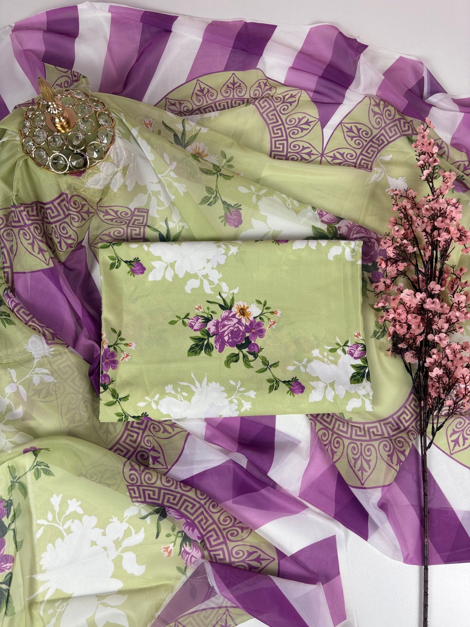 Premium Swiss Lawn 2025 - 2/Pc Dress - Shirt & Trouser.