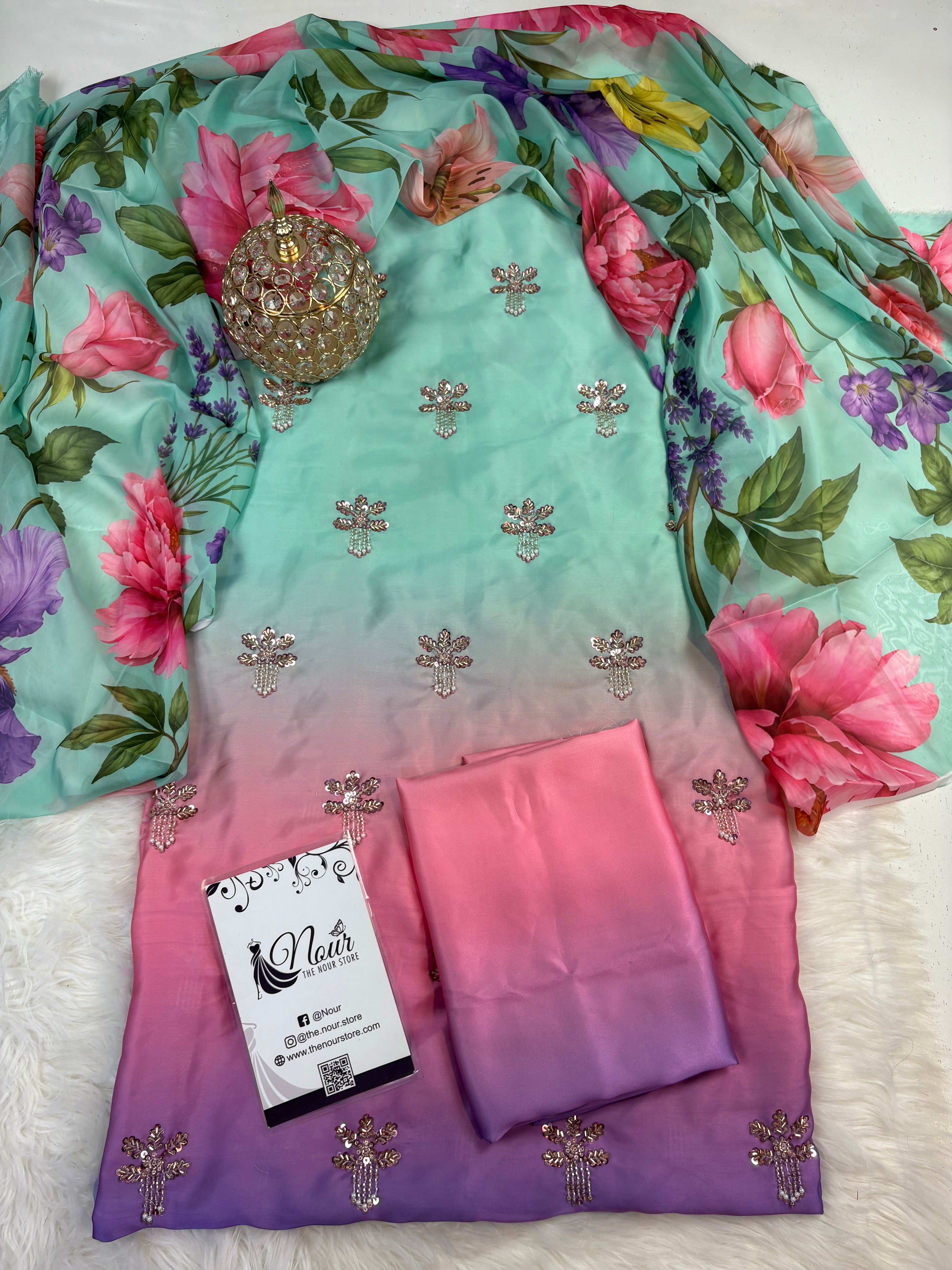 Cut Dana - Tie & Dye Shamoz Silk