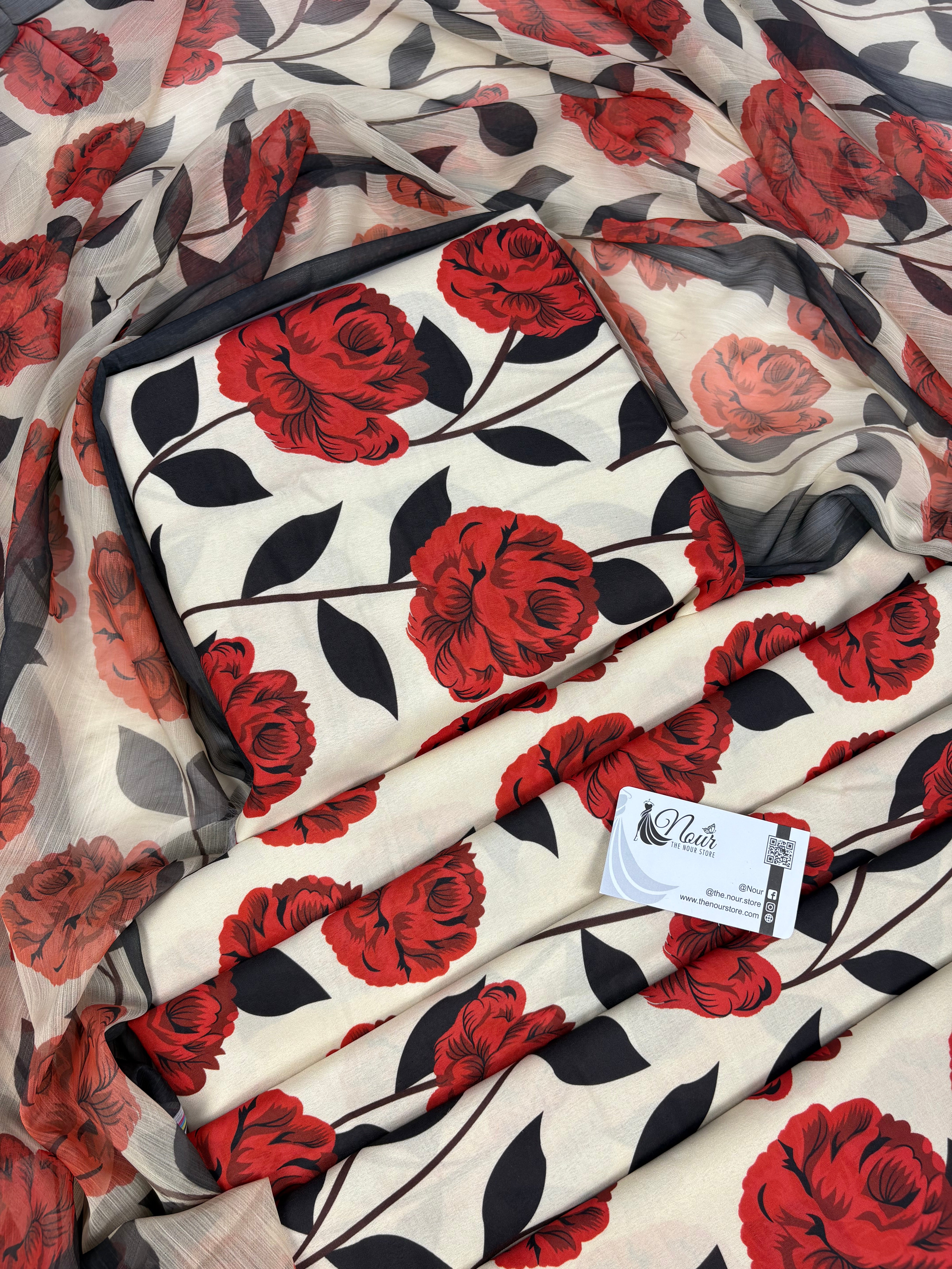 Swiss Lawn ( Lulusar - Red )