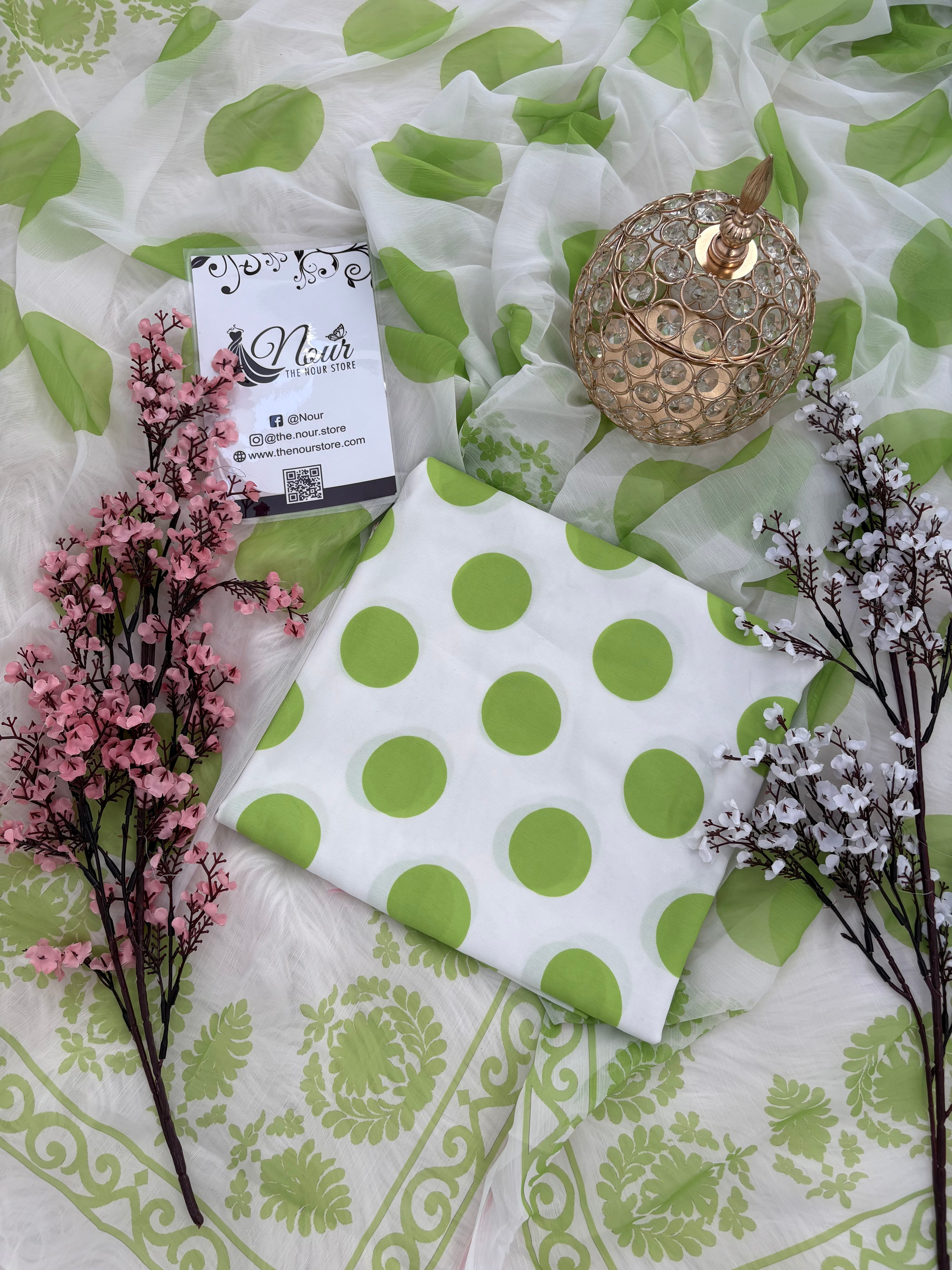 Swiss Lawn Polka Dots