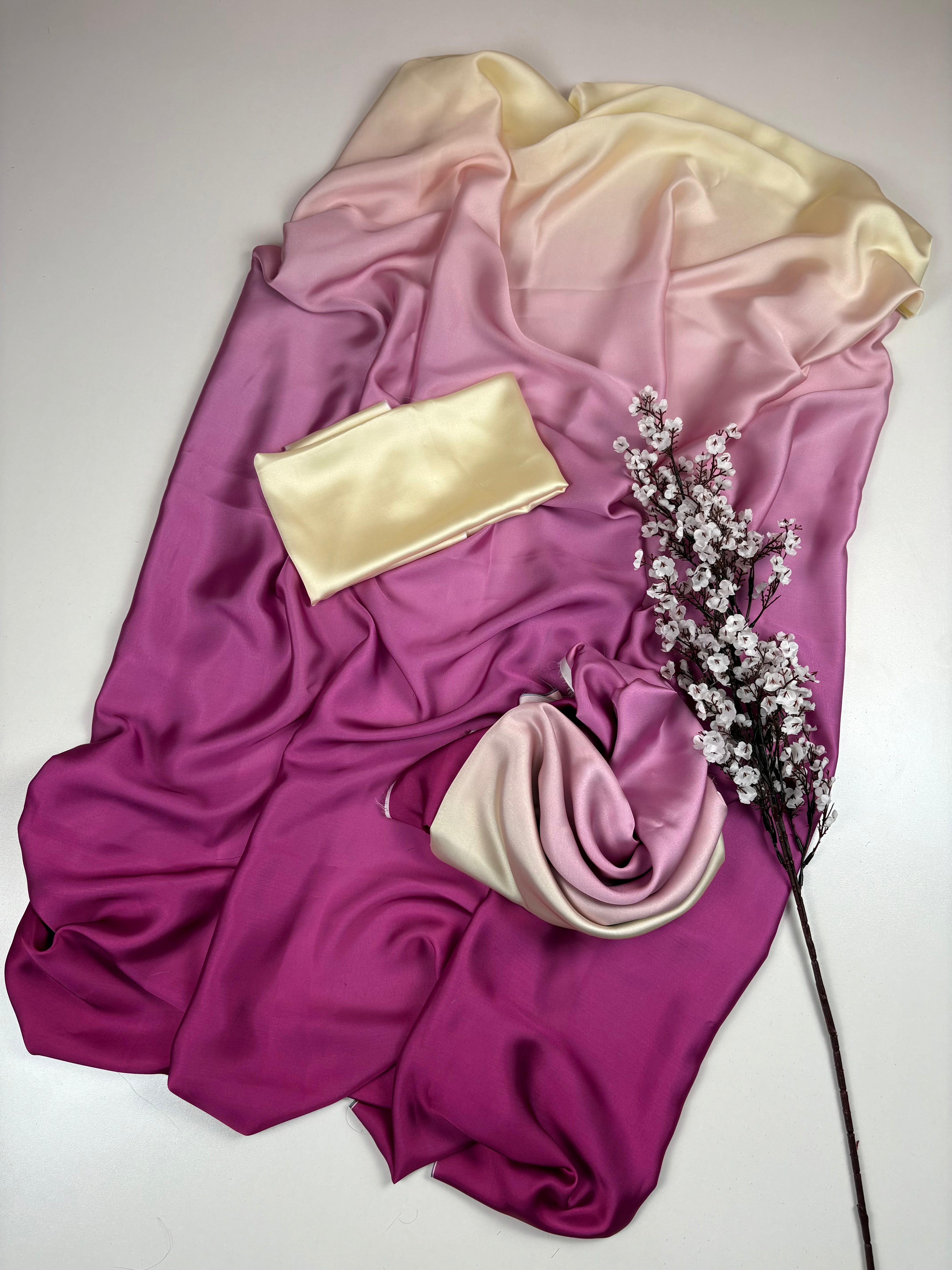 Premium Tie & Dye Digital Printed Silk ( D-17 )( Rabeeca Khan )