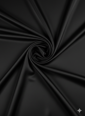 Premium Plain Silk ( 2 pieces - Black )