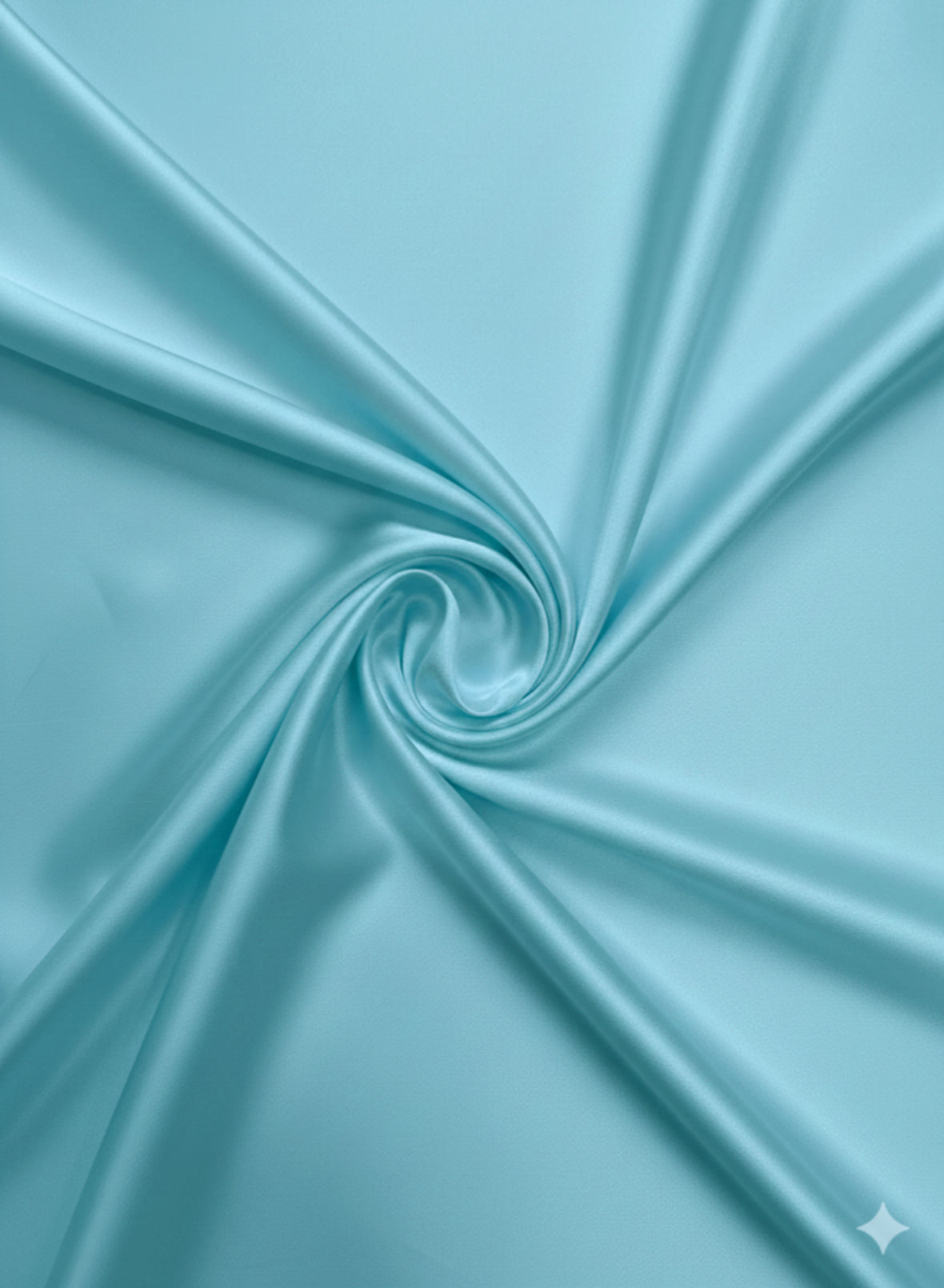 Premium Plain Silk ( 2 pieces - Aqua Blue )