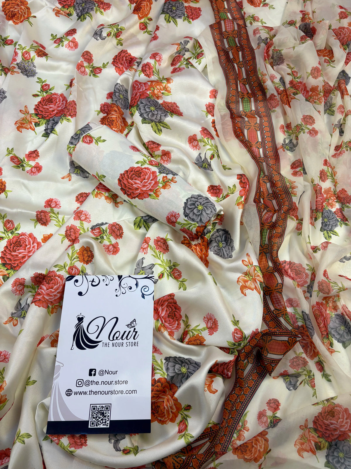 Premium Digital Printed Silk ( D-19 )