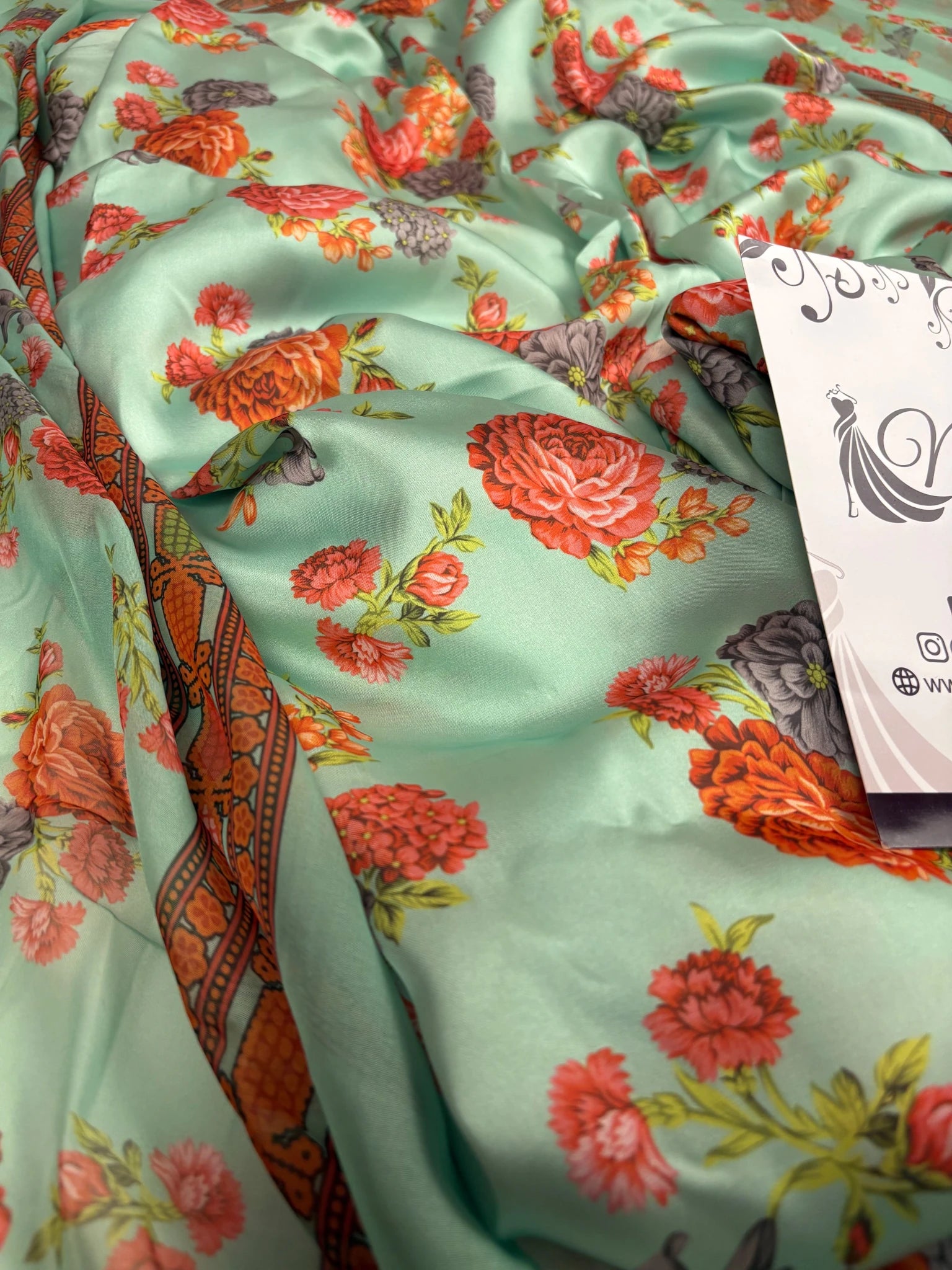 Premium Digital Printed Silk ( D-20 )