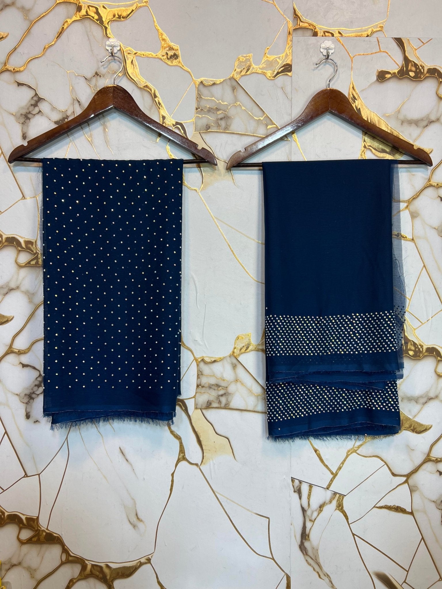 Twiligh Sparkle ( Unstiched 3PC Dress ) Zinc