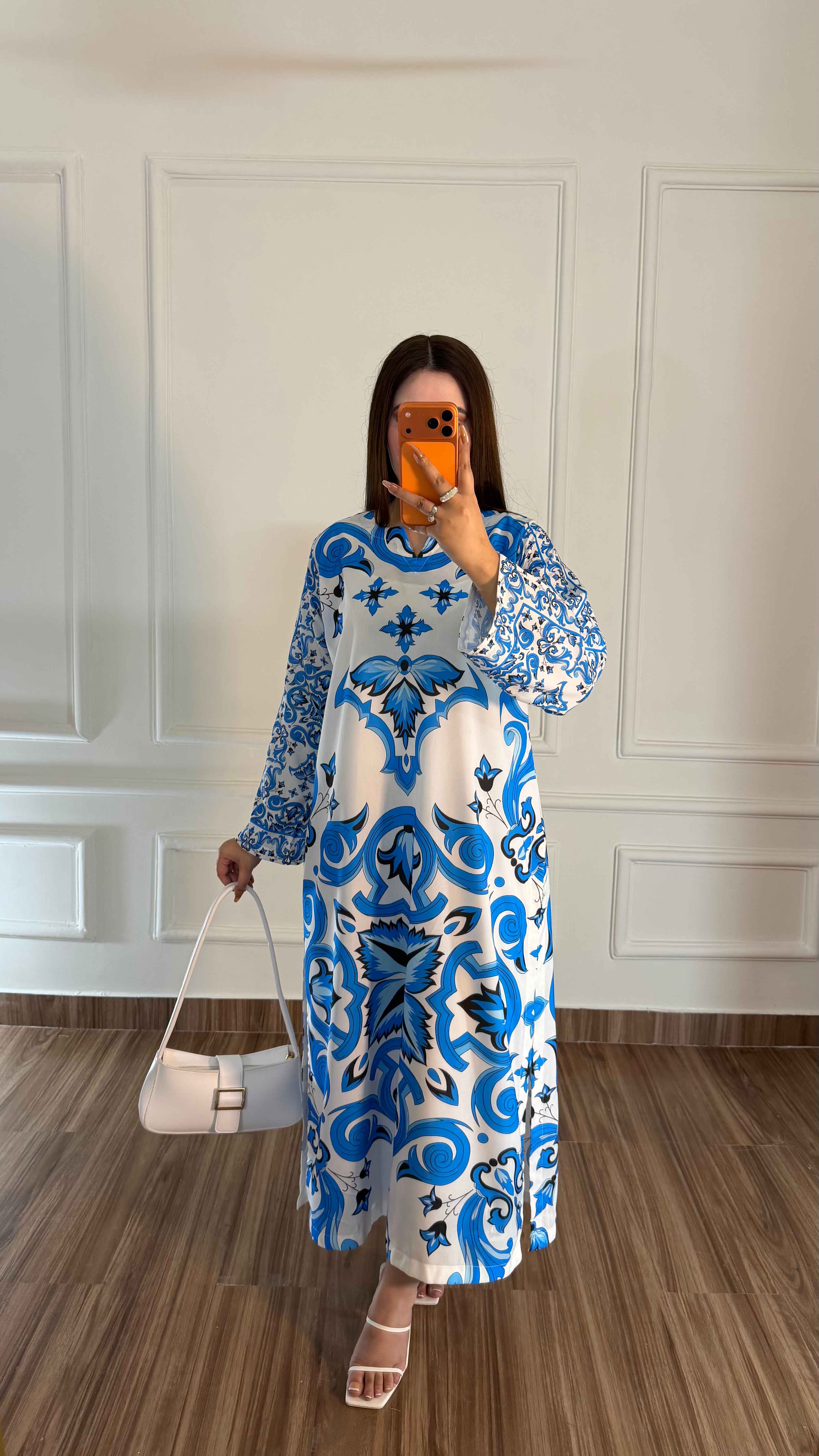 🦋Hania Amir Viral Kaftan ~ Unstitched 2PC Co-Ord-Sets