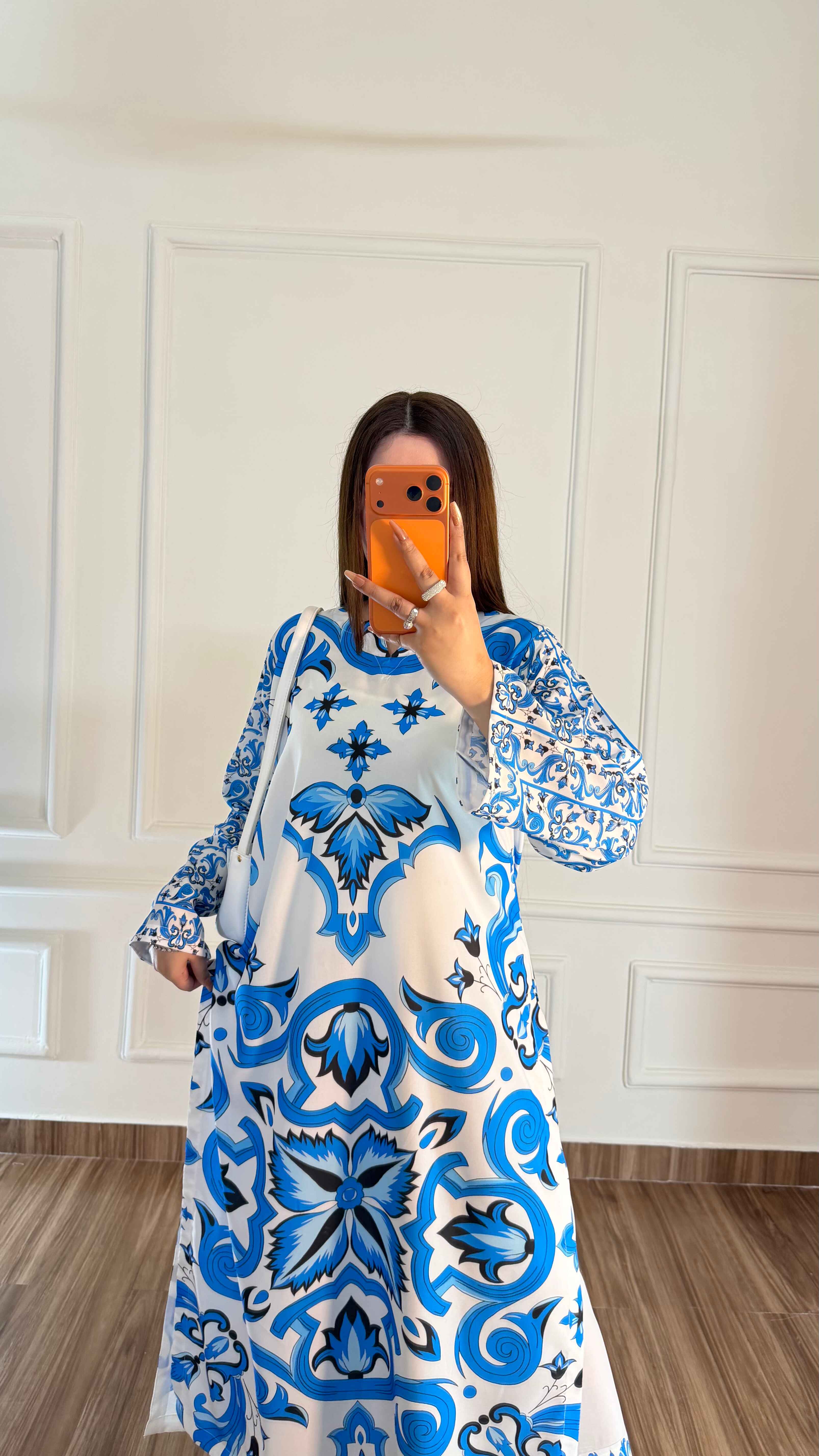 🦋Hania Amir Viral Kaftan ~ Unstitched 2PC Co-Ord-Sets