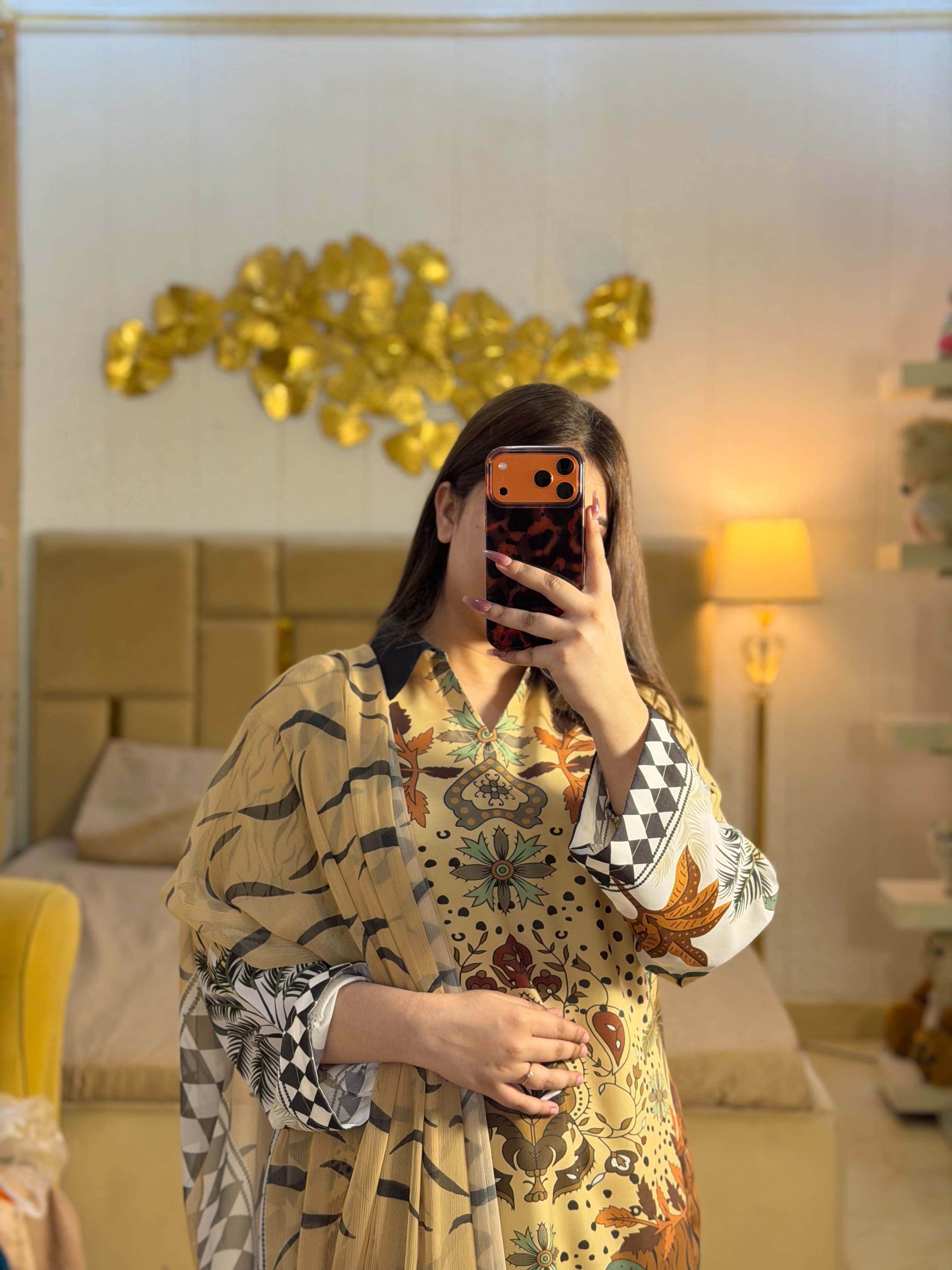 🏝️Beach Tree Viral Dress ~ Unstitched 3PC Co-Ord-Sets