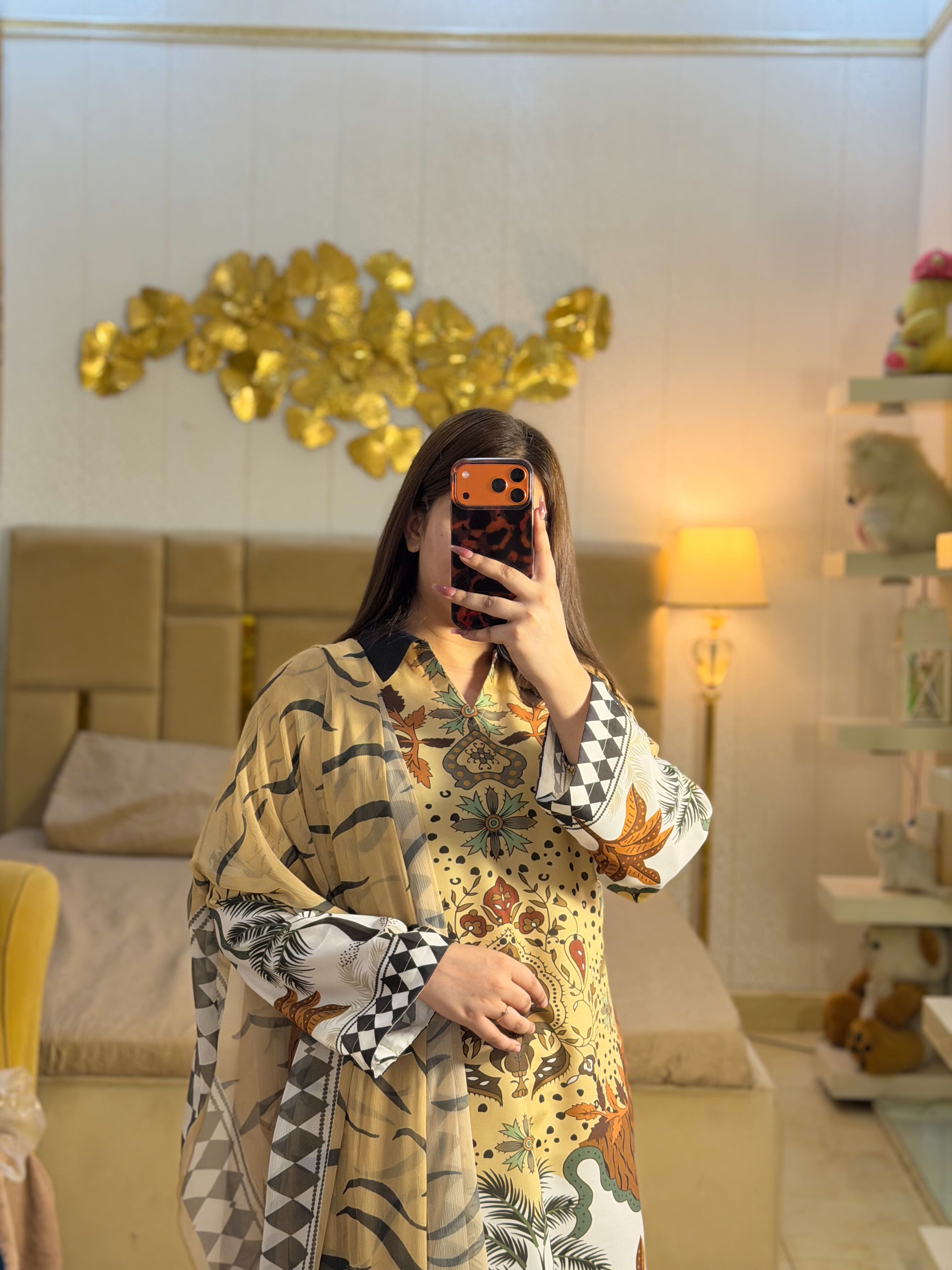 🏝️Beach Tree Viral Dress ~ Unstitched 3PC Co-Ord-Sets