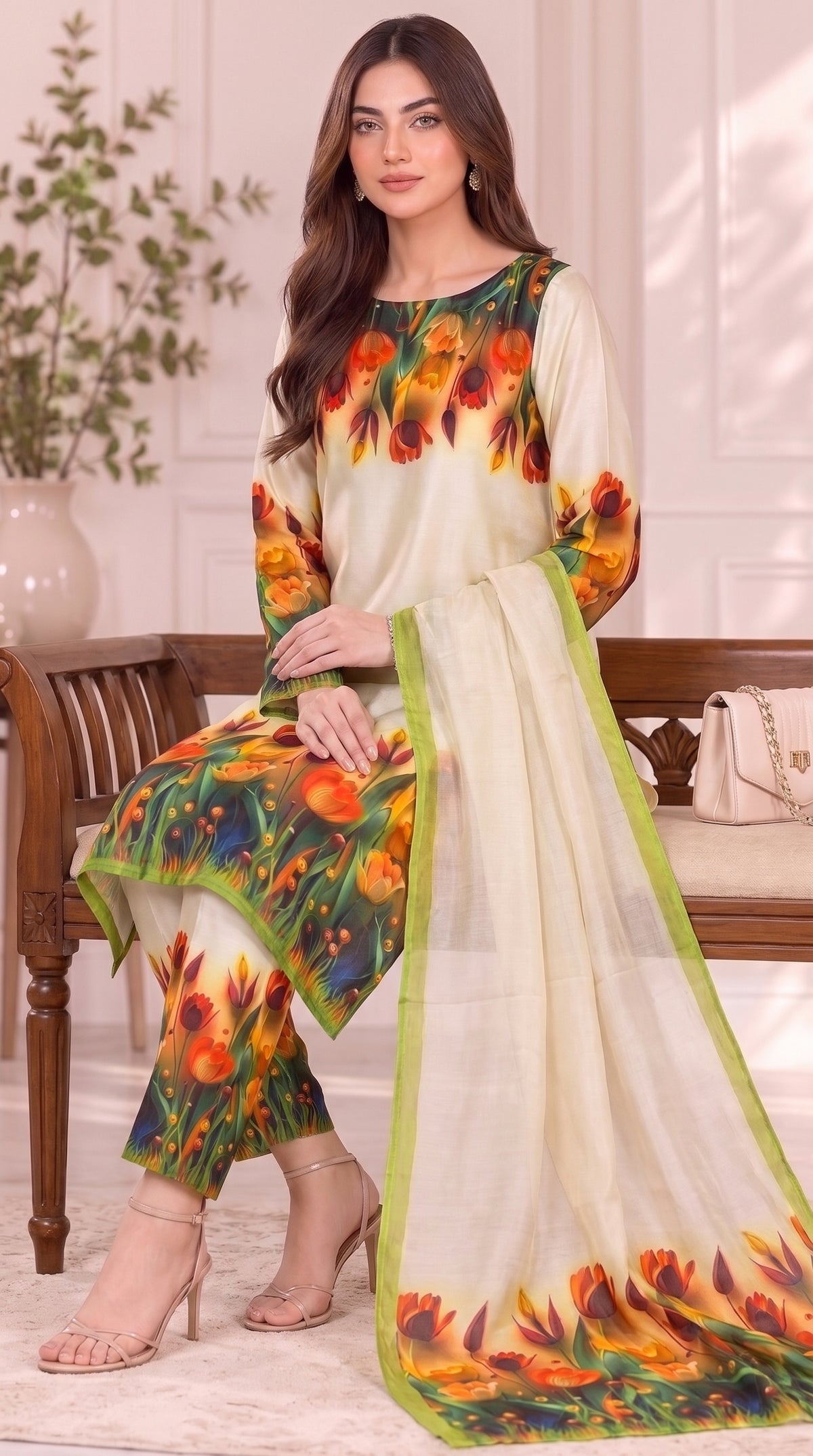 #Unstitched-Silk-3D-Flower
