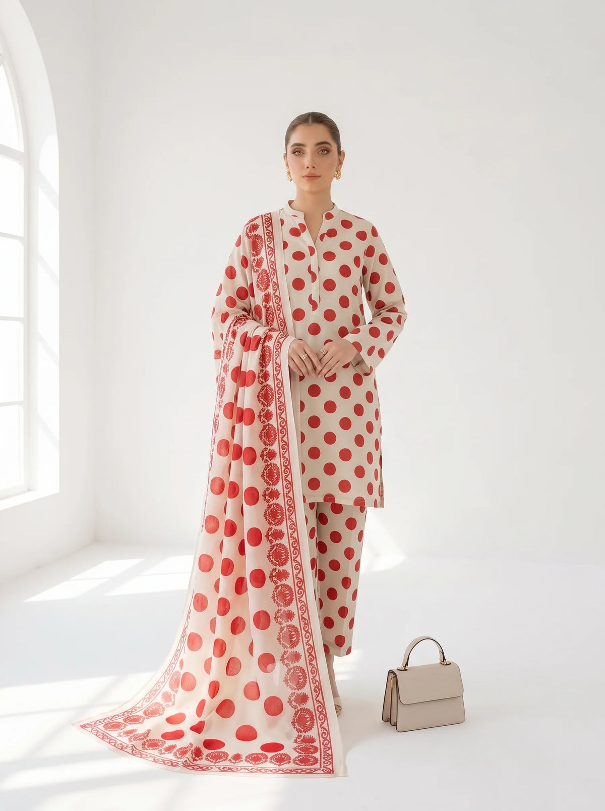 Swiss Lawn Polka Dots