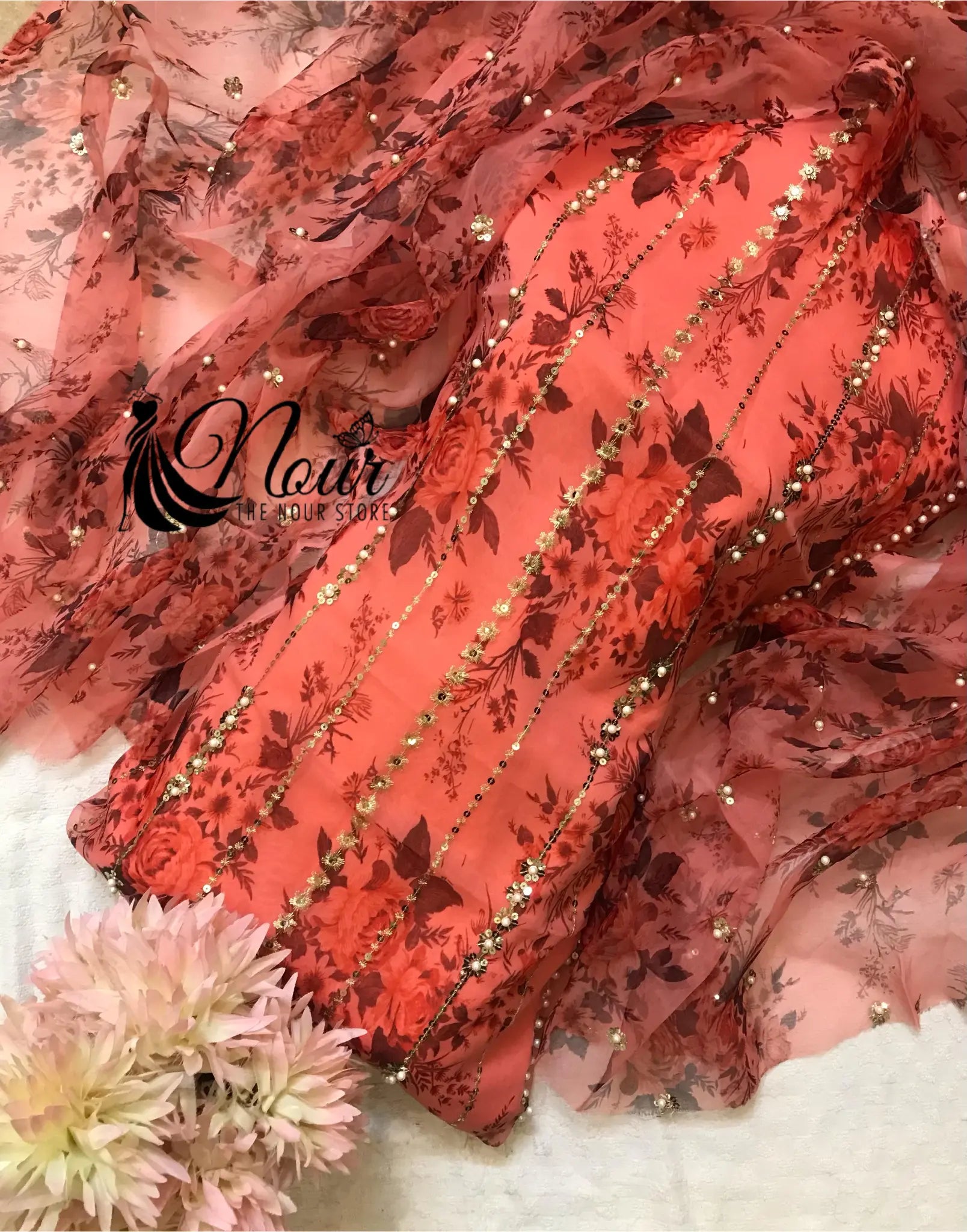 Printed Organza ( Hania Amir )