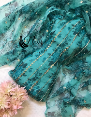 Printed organza