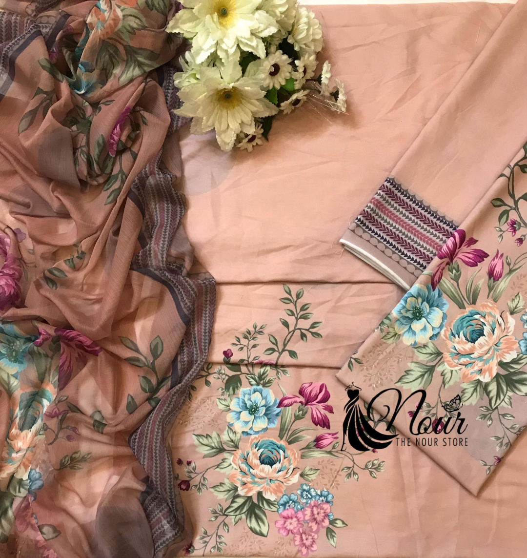Premium Swiss Lawn 2025 ( Co-ord-set )