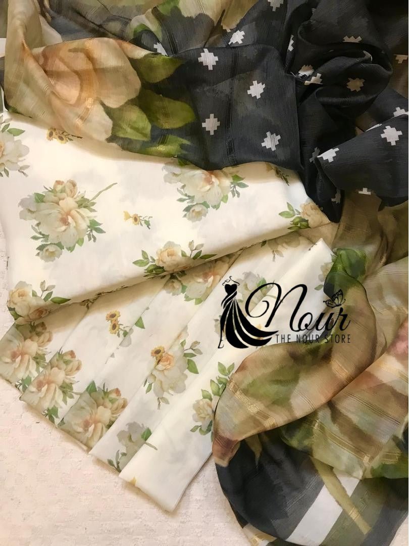 Premium Swiss Lawn 2025- ( D 13 ).