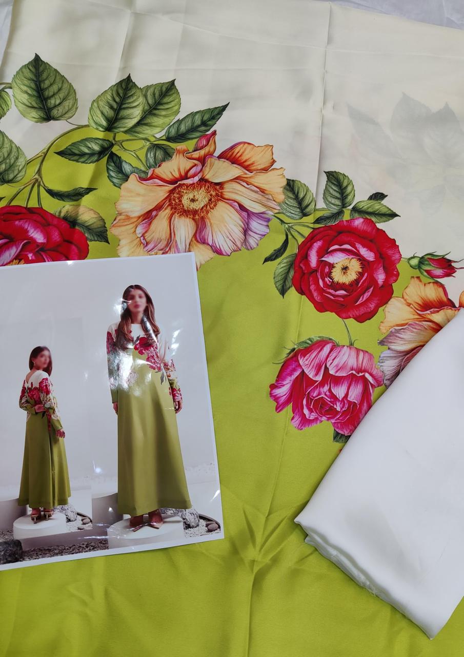 Printed Silk 2PCS