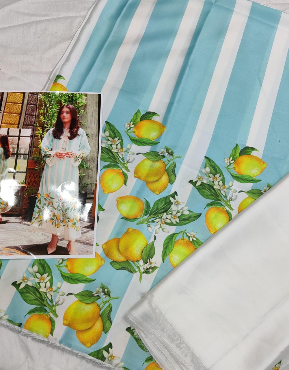 Printed Silk 2PCS