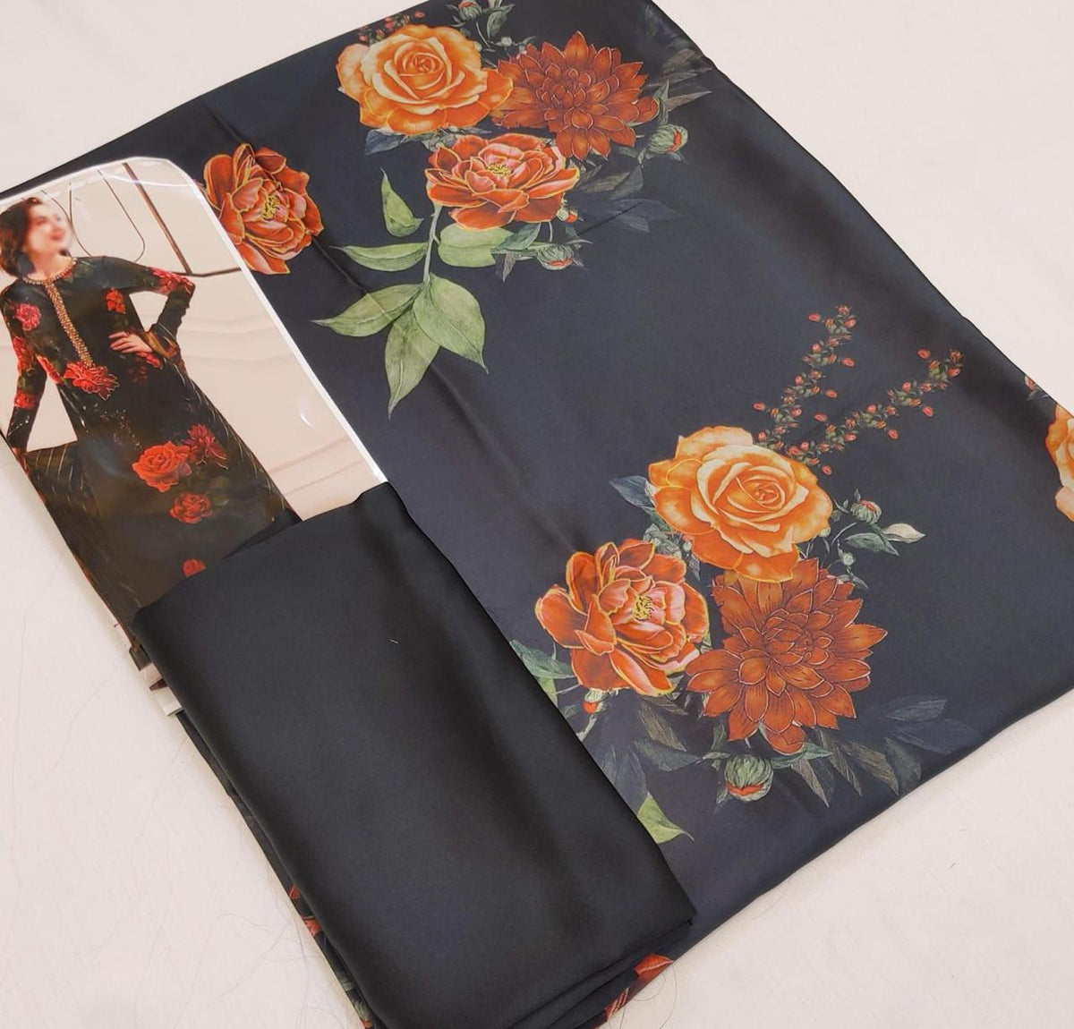 Printed Silk 2PCS