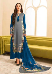 LULUSAR 3-Piece Blue Unstitched Silk Suit | Semi Formal