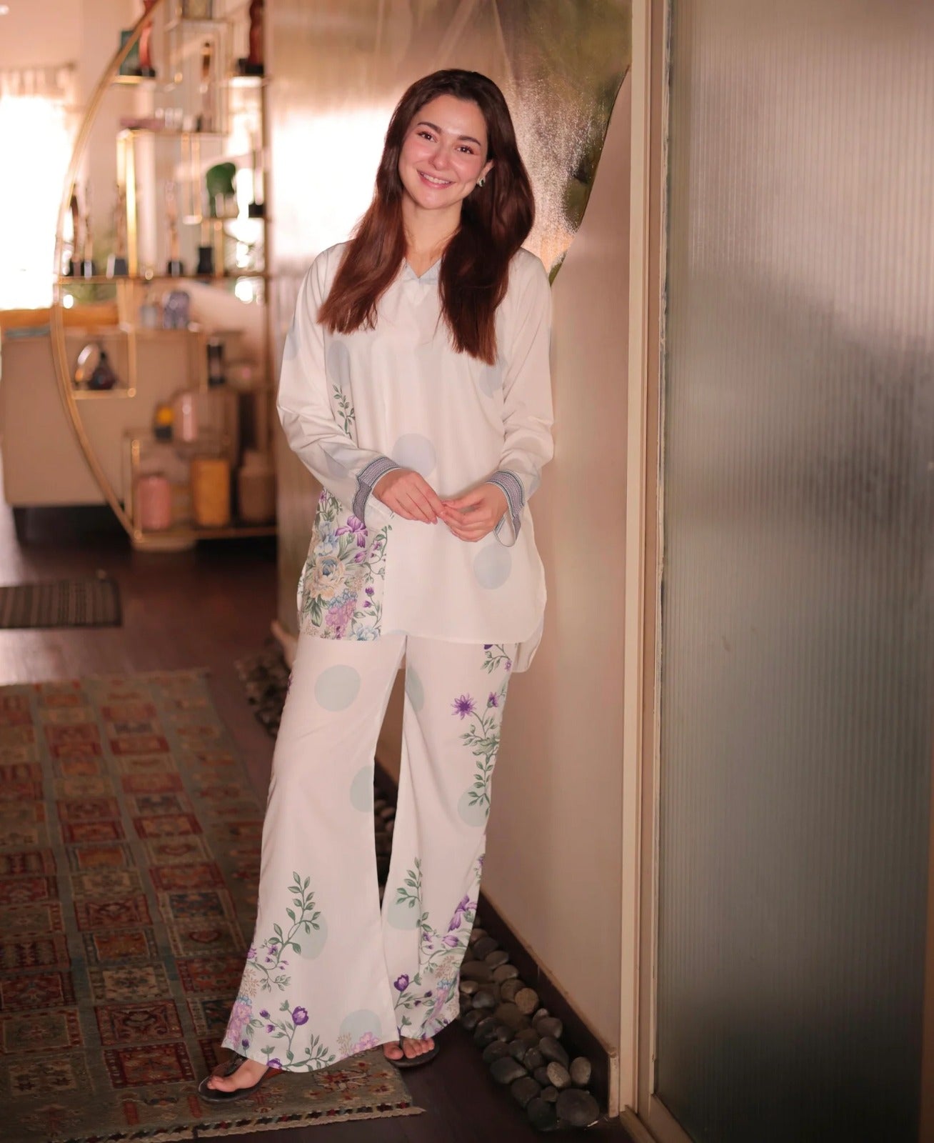 Premium Swiss Lawn 2025- Hania Amir-( Co-ord-set )