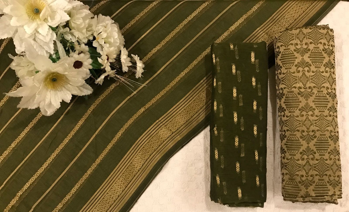 Jaquard Bindhi - Mehendi