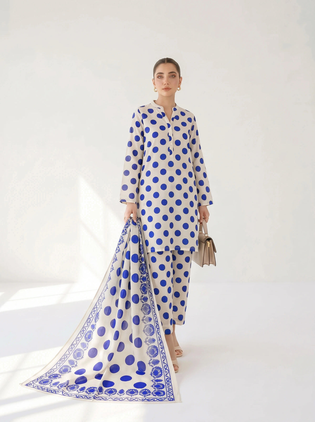 Swiss Lawn Polka Dots